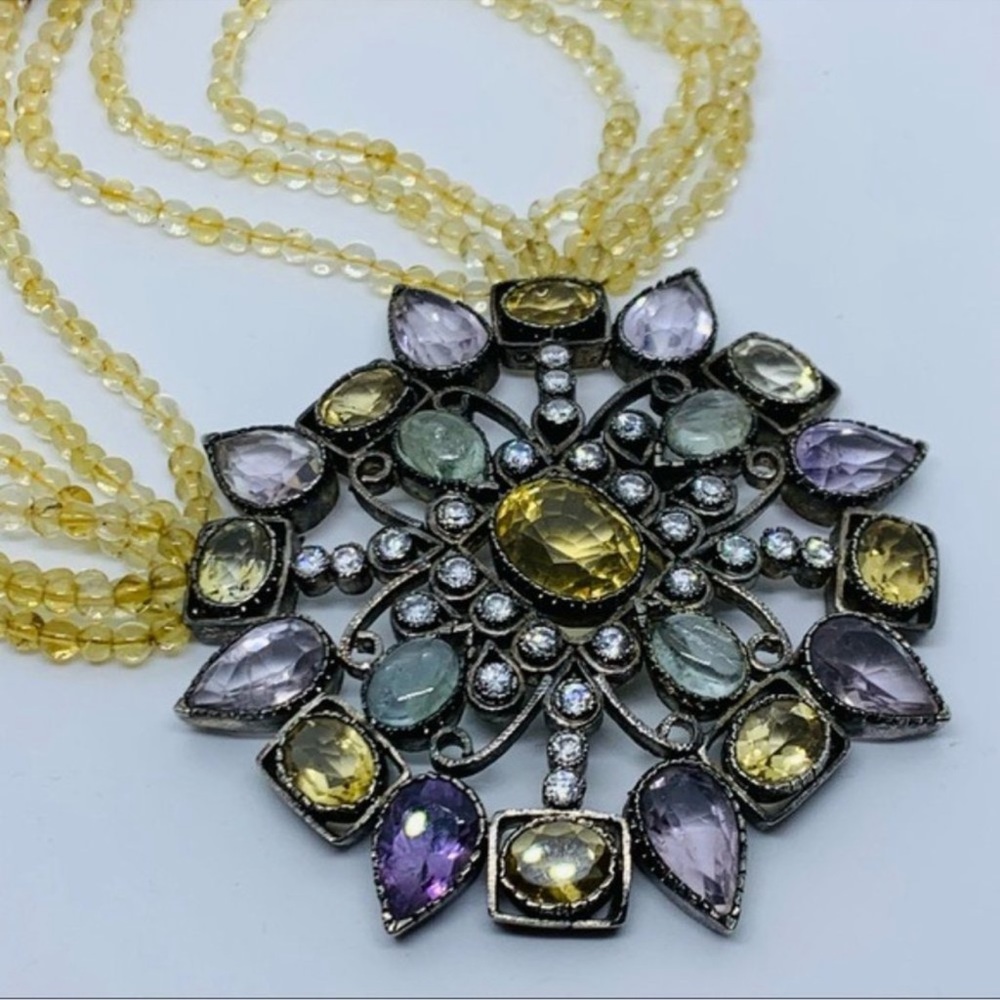 Art Karat | Necklace | Semi-Precious Necklace | Ethnic | Bollywood | Wedding - Picture 4 of 15